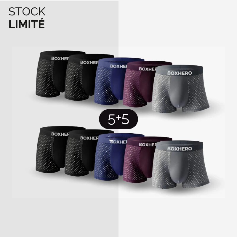BOXER BOXHERO 1.0 EN FIBRE DE BAMBOU - CONFORT RÉVOLUTIONNÉ TOUT AU LONG DE LA JOURNÉE