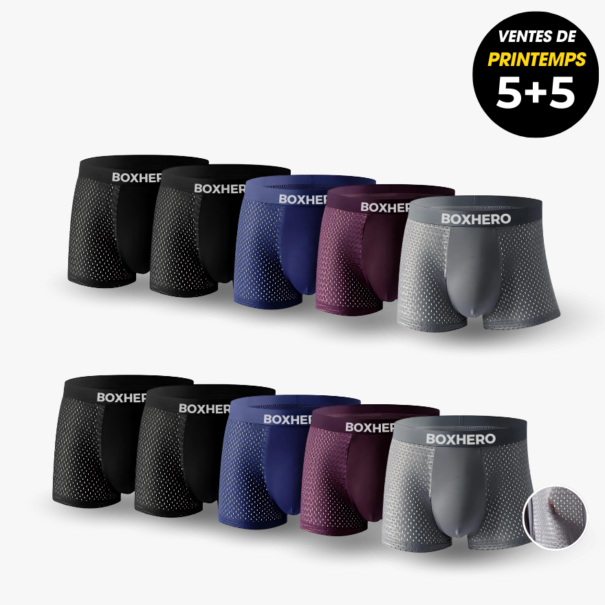 BOXER BOXHERO 1.0 EN FIBRE DE BAMBOU - CONFORT RÉVOLUTIONNÉ TOUT AU LONG DE LA JOURNÉE